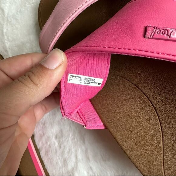 Reef Horizon Hi Sandal Pink Girl’s Size 3 - Picture 12 of 15